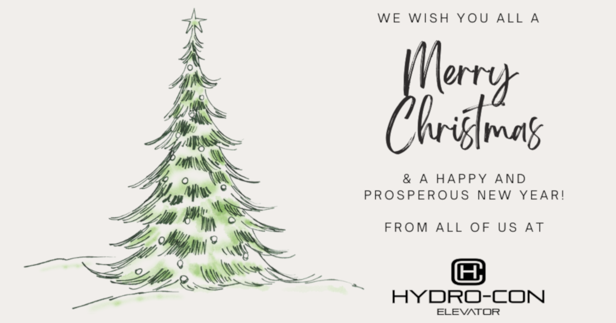 Merry Christmas & Happy New Year | HYDRO-CON Elevator A/S